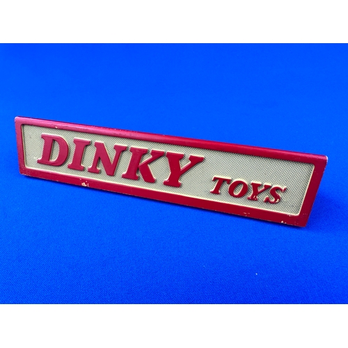 126 - Dinky Toys 0000 Dealer Sign Diecast Shop Display (3/4)