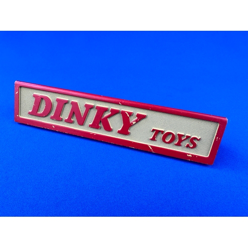 126 - Dinky Toys 0000 Dealer Sign Diecast Shop Display (3/4)