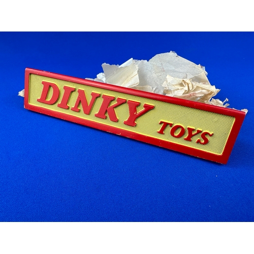 127 - Dinky Toys 0000 Dealer Sign Diecast Shop Display (4/4)