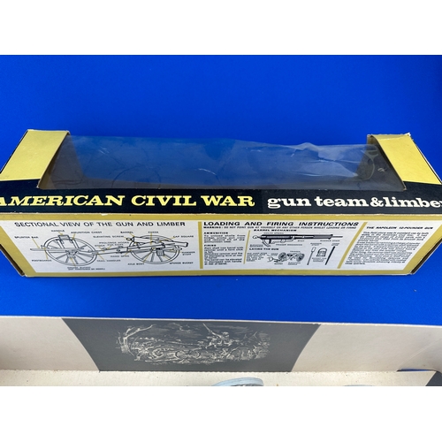 137 - Britains American Civil War Gun Team & Limber 7434 - Boxed