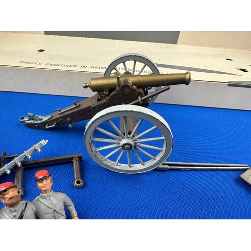 137 - Britains American Civil War Gun Team & Limber 7434 - Boxed