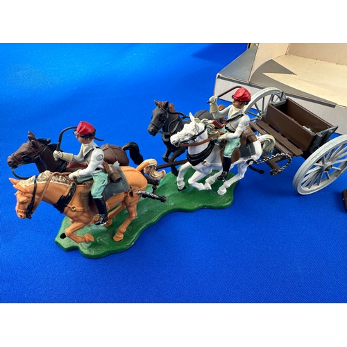 137 - Britains American Civil War Gun Team & Limber 7434 - Boxed