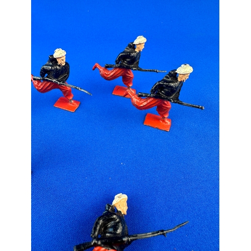 156 - Britains French Zouaves Figures x6