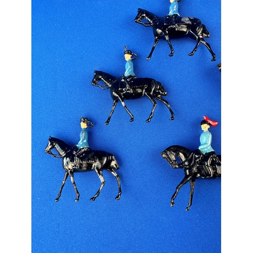 159 - Quantity of Vintage Mounted Britains Figures