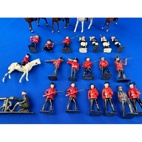 160 - Collection of Vintage Lead Military Figures including Britains