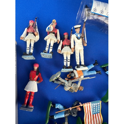 162 - Britains & other Military Figures including Vehicles