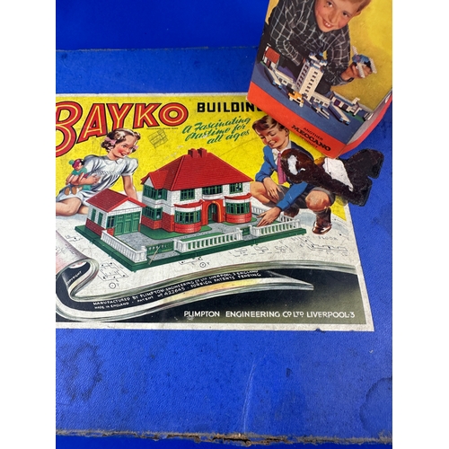 166 - Bayko Building Set & Meccano 'Lego' Style Building Blocks