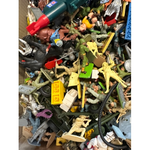 174 - Quantity of Vintage Plastic Figures including Britains