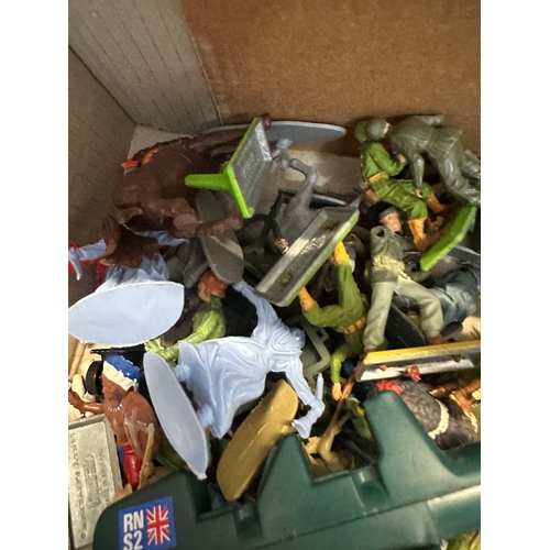 174 - Quantity of Vintage Plastic Figures including Britains