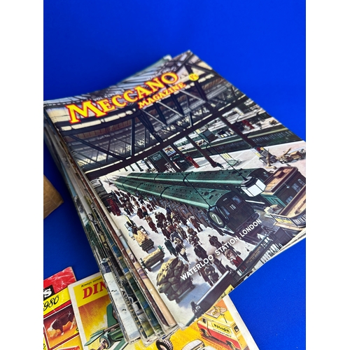 176 - Meccano Magazines from the 1950's & 60's - Trade Pack of Dinky Catalogues & loose Britains & Dinky C... 