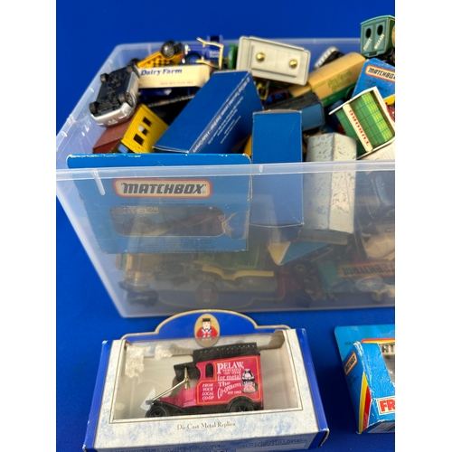 91 - Box of Diecast Cars & Vehicles - Some Boxed