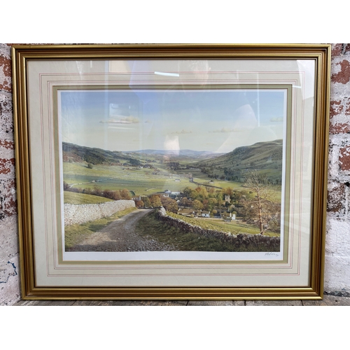 211 - Keith Melling 'Above Kettlewell' - Artist Signed in Pencil Print - 68 x 57cm to frame edges