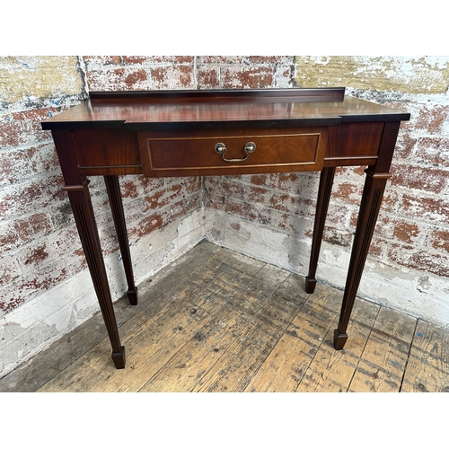 414 - Reproduction Regency Style Writing or Hall Table - 75 x 37 x 76cm