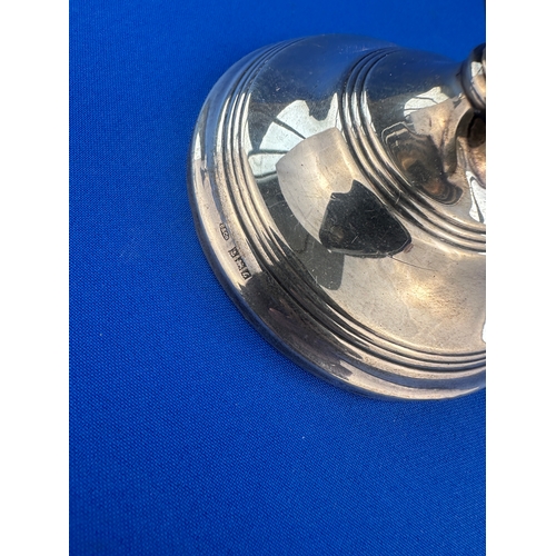 26 - Hallmarked Silver Candlestick