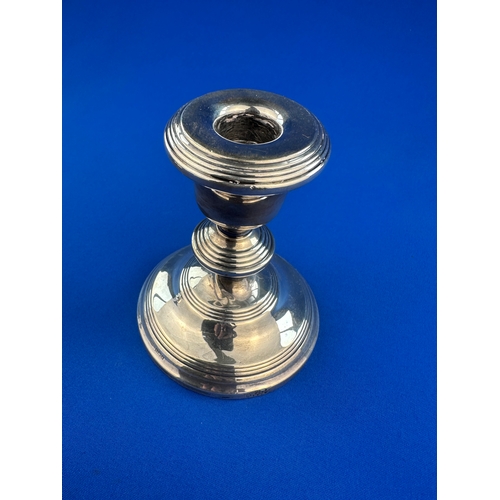 26 - Hallmarked Silver Candlestick