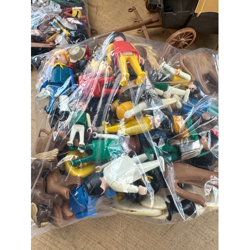 125 - Vintage Playmobil & other Small Plastic Toys