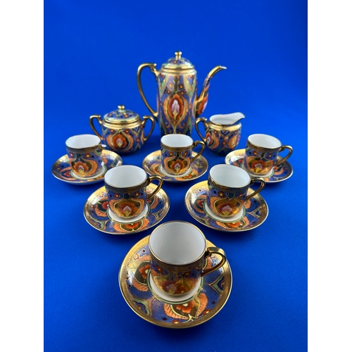 176 - Noritake Coffee Set - one cup as found