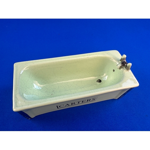 137 - Miniature 'The Vogue Bath, Bostock Charter & Sons Ltd' Ceramic Advertising Bath