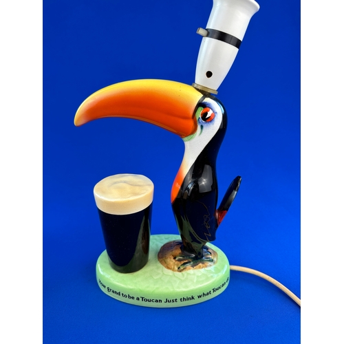 138 - Guinness Toucan Ceramic Lamp by Carlton Ware