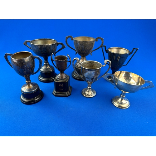 253 - Seven Small Assorted Trophies