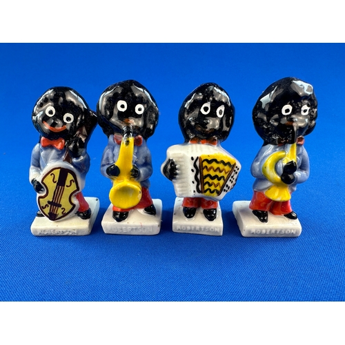 Four Wade Golly Band Figures