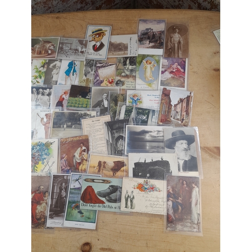142 - Box of Assorted Antique and Vintage Postcards