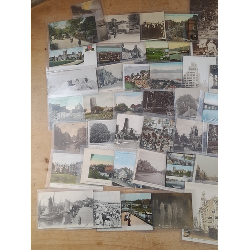 143 - Box of Antique and Vintage Topographical and Scenic Postcards