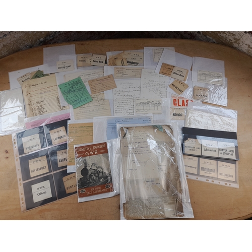 149 - Ephemera Relating to Great Western Railway and its Companies including Way Bills, Parcel Luggage Lab... 