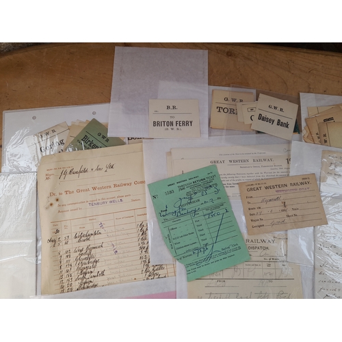 149 - Ephemera Relating to Great Western Railway and its Companies including Way Bills, Parcel Luggage Lab... 