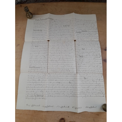 150 - Box of 18th, 19th and Early 20th Century Indentures and Other Legal Documents