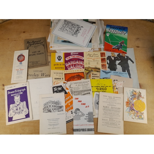 139 - Assortment of Advertising and other Ephemera including Robertsons, Hoover and Disney Cartoons