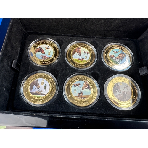167 - The Racing Legends Gold Plated Coin Set