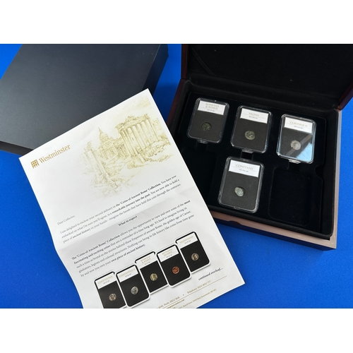 168 - Westminster Mint Coins of Ancient Rome - 4 Coins & Presentation Box