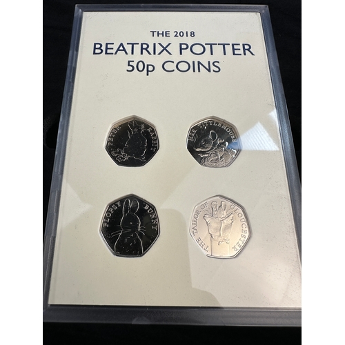 171 - 2018 Beatrix Potter uncirculated 50p Coin Set