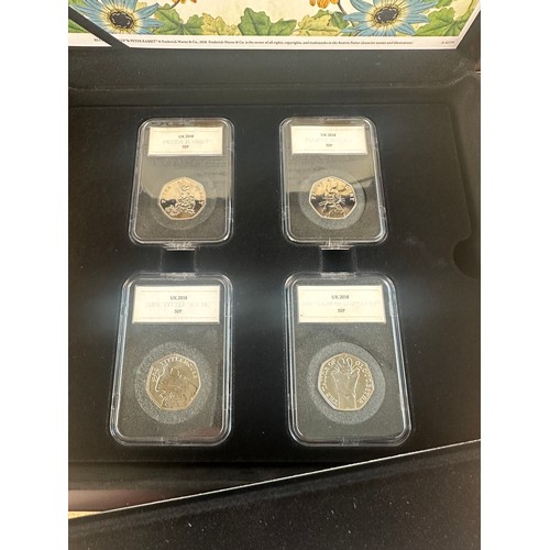 172 - Limited Edition Beatrix Potter Stamp & 50p Coin Set