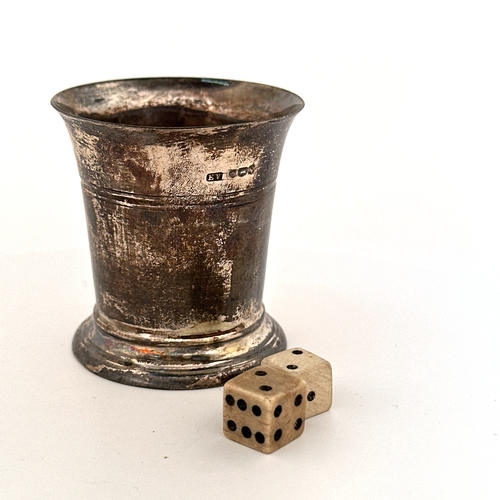 53 - Silver Dice Cup, Sheffield 1958