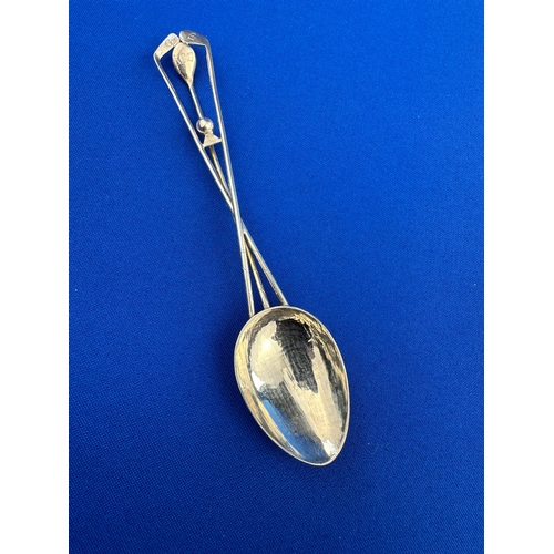 62 - Antique Chinese Golfing Spoon by Wing Nam. Stamped Marks