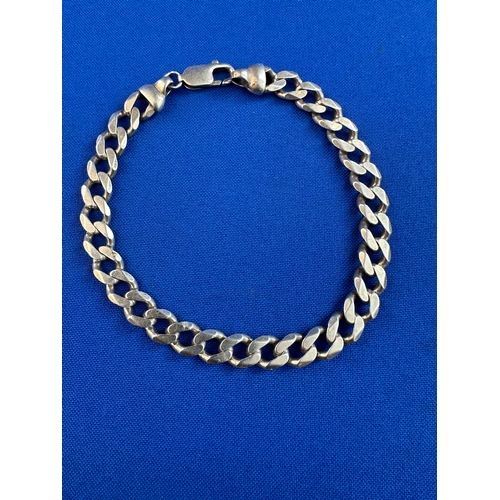 45 - 925 Silver Curb Link Bracelet 9