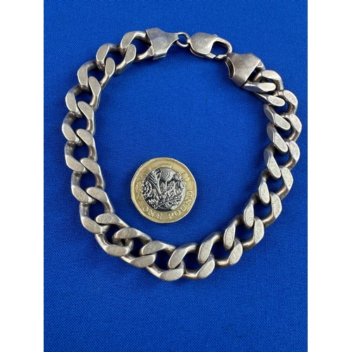 79 - 925 Silver Curb Link Bracelet 10