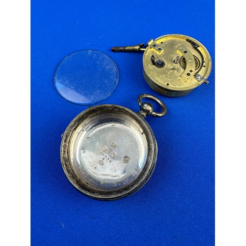 67 - Silver Cased Pocket Watch (a/f) Case Weight 92g