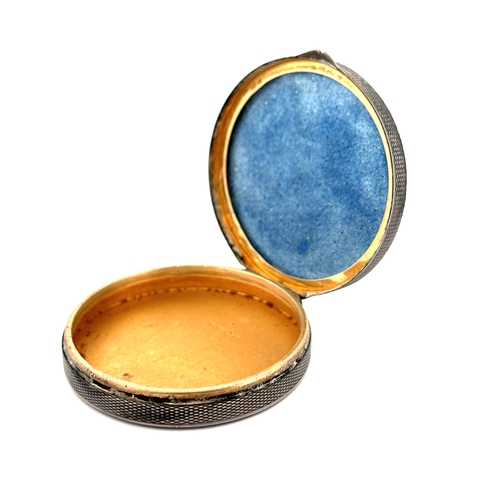 69 - Austrian Silver & Enamel Compact 1930 imported Stockwell & Co. Missing Internal Mirror.