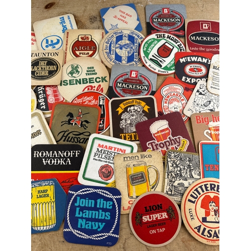 277 - Group of Vintage Beer Mats, Breweriana Interest