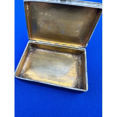 56 - Georgian Hallmarked Silver Snuff Box, London 1821 46.33g
