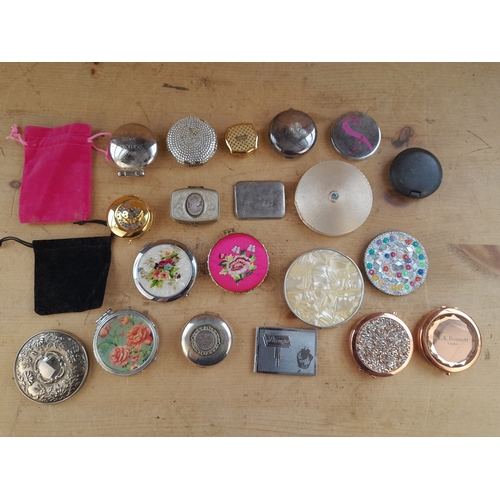 444 - Group of Approximately 20 Vintage Compacts