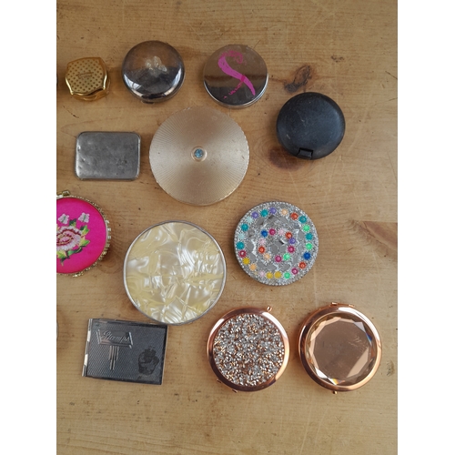 444 - Group of Approximately 20 Vintage Compacts