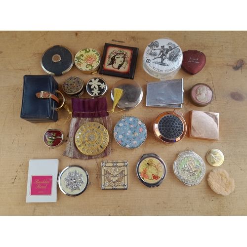 447 - Group of Approximately 20 Vintage Compacts