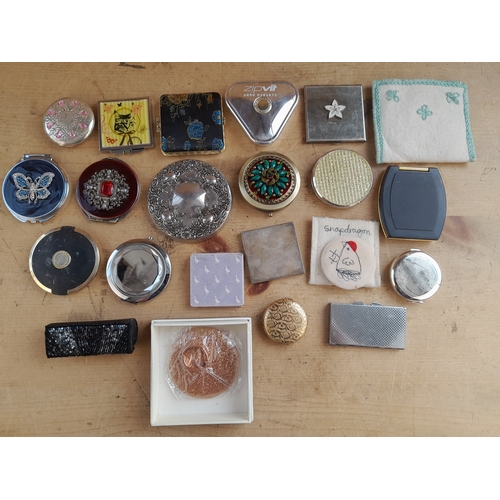 453 - Group of Approximately 20 Vintage Compacts