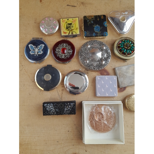 453 - Group of Approximately 20 Vintage Compacts