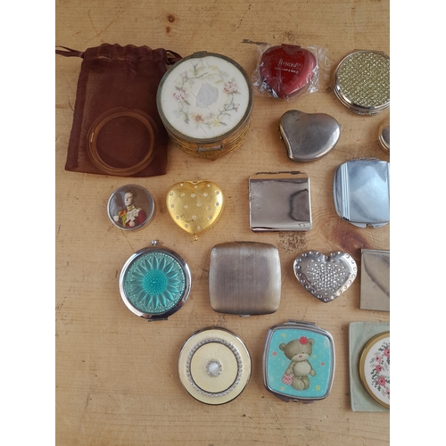 454 - Group of Approximately 20 Vintage Compacts