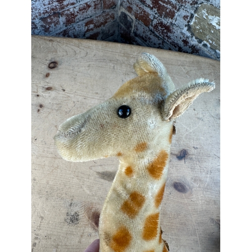 290 - Vintage Mohair Giraffe Teddy possibly Steiff